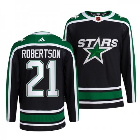Dallas Stars tröja Jason Robertson 21 Adidas 2022-23 Svart Reverse Retro 2.0 Authentic - NHL Tröjor Herr Dallas Stars tröja Jason Robertson 21 Adidas 2022-23 Svart Reverse Retro 2.0 Authentic - NHL Tröjor Herr